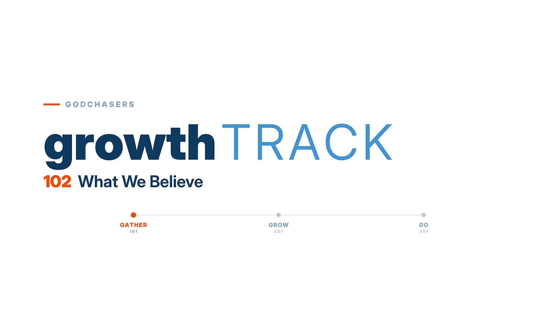 102: What We Believe - Belief Statements
